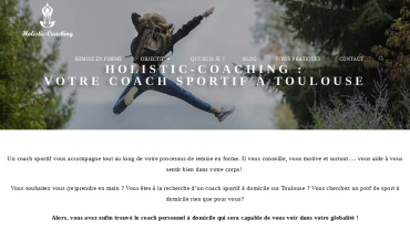 Page d'accueil du site : Holistic Coaching