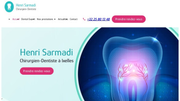 Page d'accueil du site : Henri Sarmadi