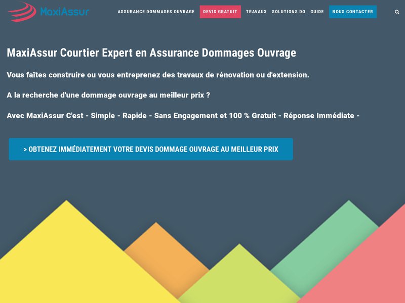 MaxiAssur Courtier en Assurances Dommages Ouvrage devis en ligne