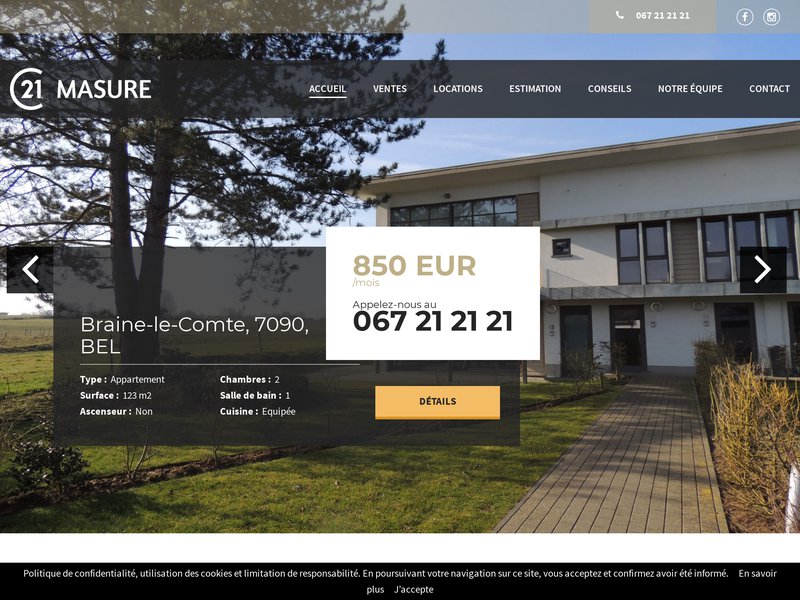 C21 Masure : agence immobilière à Soignies, un service de qualité