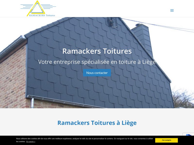 Ramackers Toitures, spécialiste de travaux de couverture de toiture à Liège