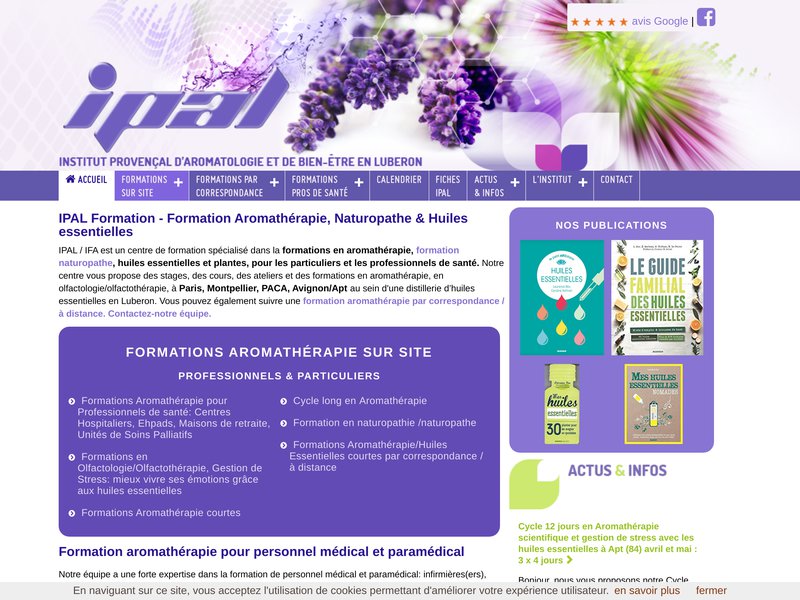 IPAL Formation : formation aromathérapie, naturopathie et huiles essentielles 