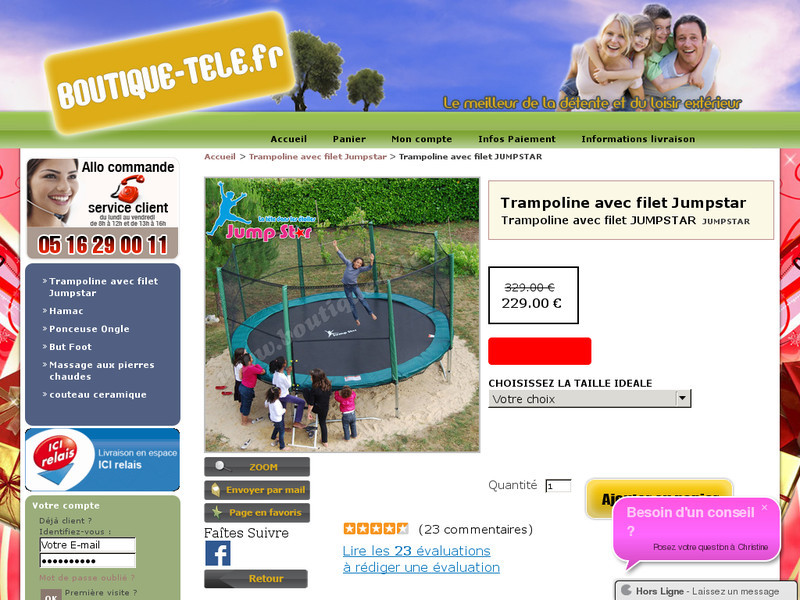 Laissez vos enfants profiter d'un trampoline 