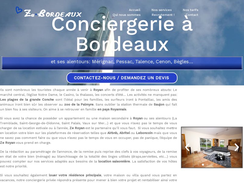 Ze-Bordeaux : une conciergerie à Bordeaux spécialisée en ménage de logement
