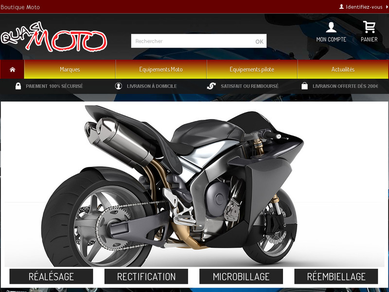 QuasiMoto : Boutique de moto en ligne
