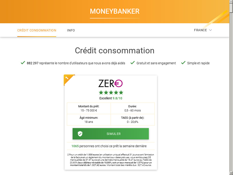 Money Banker facilite votre recherche de crédit à la consommation