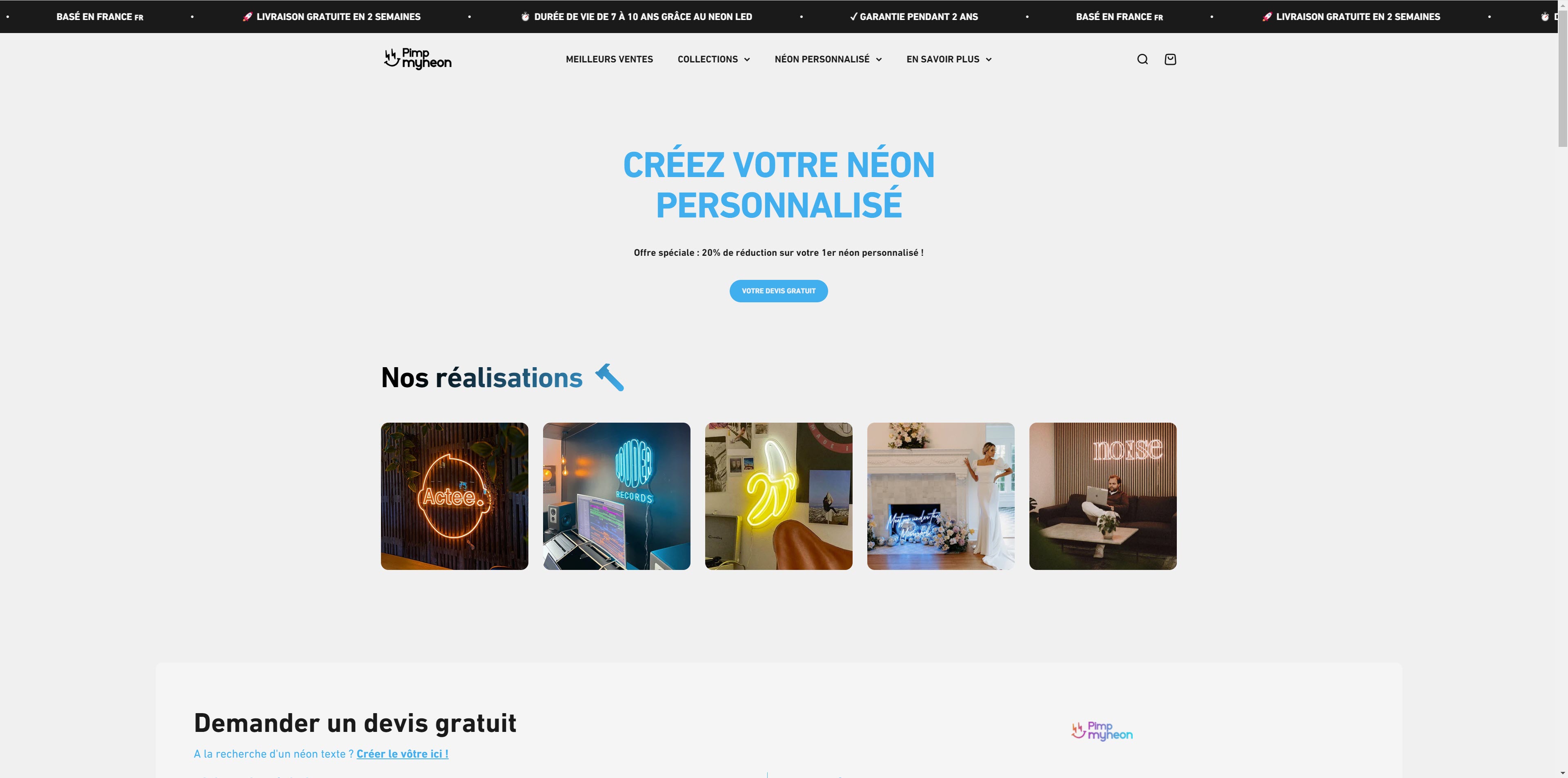 Créez votre ambiance unique avec des néons personnalisés de PimpMyNeon