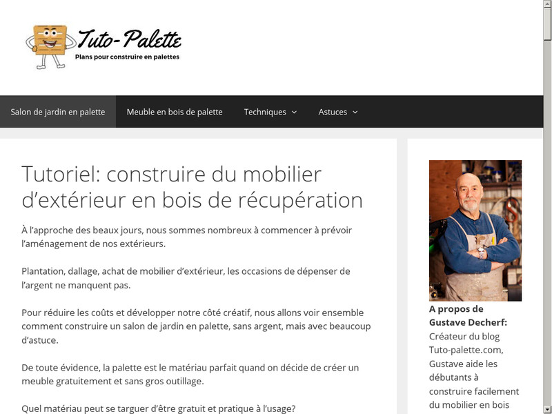 Tutopalette Plans Et Guides Pour La Construction En Palette