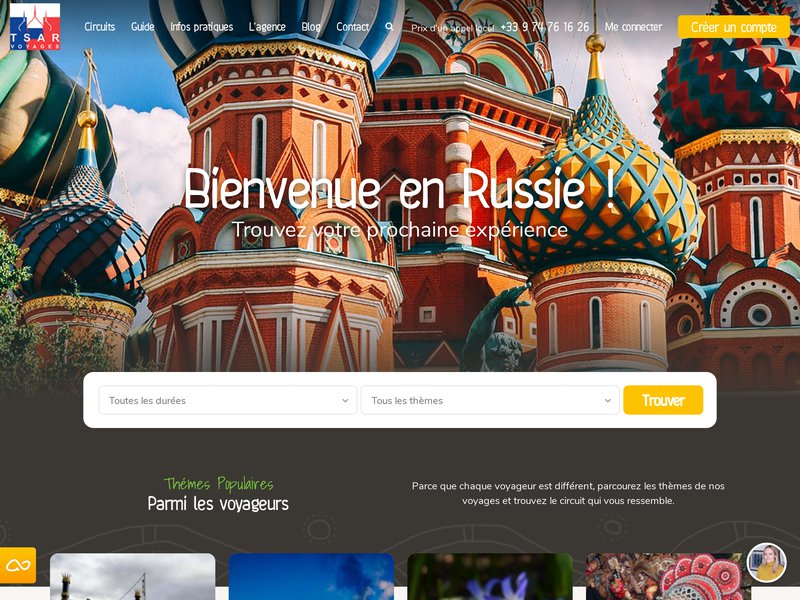 agence voyage france russie