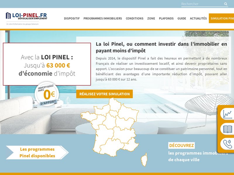 Découvrir Le Dispositif Pinel 2015 : Site Internet Informatif Sur La ...