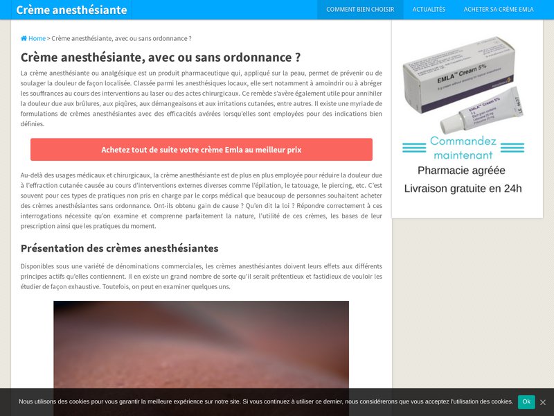 Crème Anesthésiante Guide D Achat D Une Crème Analgésique