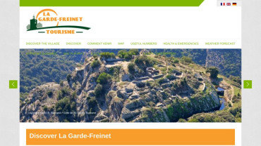 Page d'accueil du site : La Garde-Freinet