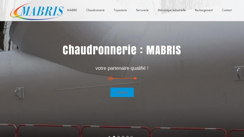 MABRIS, le spécialiste en chaudronnerie tuyauterie en Mayenne 53