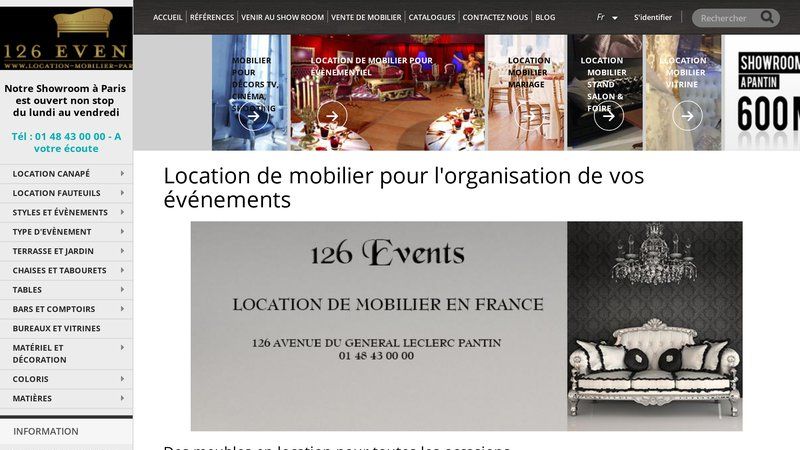 Location de meubles haut de gamme à Paris 