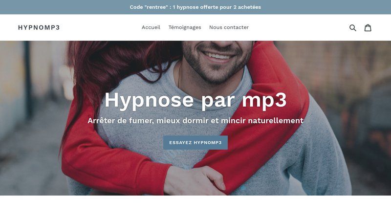 HYPNOMP3, session audio mp3 pour la guérison par l'hypnose