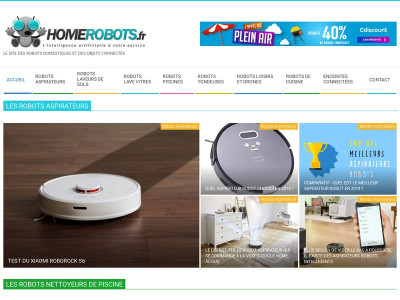 HOMEROBOTS.fr : guide d'information sur les robots domestiques et les objets connectés