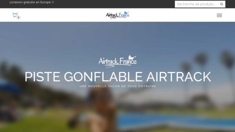 AirtrackFR, spécialiste de vente de pistes gonflables Airtrack