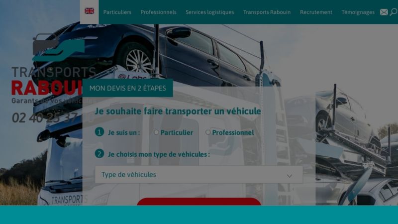 Transport Rabouin, les spécialistes du transport de véhicules en France