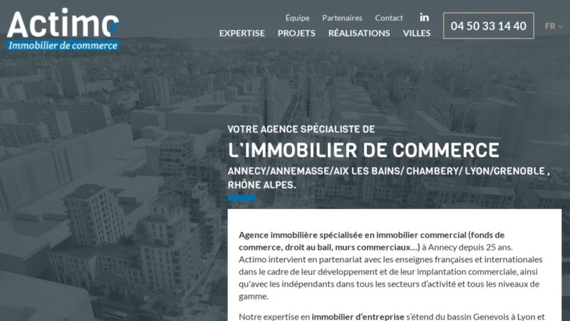 Actimo Annecy : Une agence immobilière au service du développement local et régional