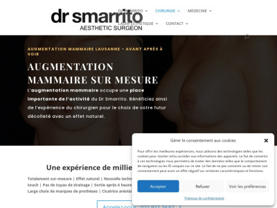 Augmentation mammaire : Sur mesure avec le Dr Smarrito à Lausanne