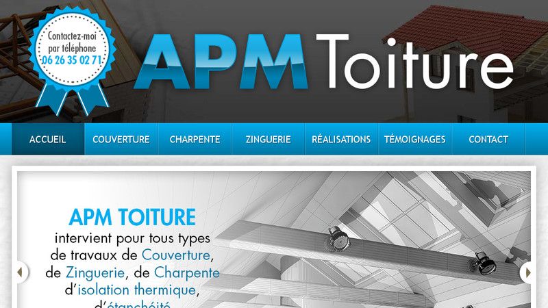 APM Toiture : charpentier et couvreur à Metz