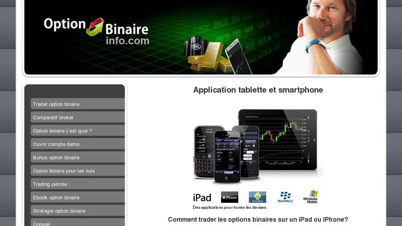 Option binaire : les applications iPhone les plus utilisées 