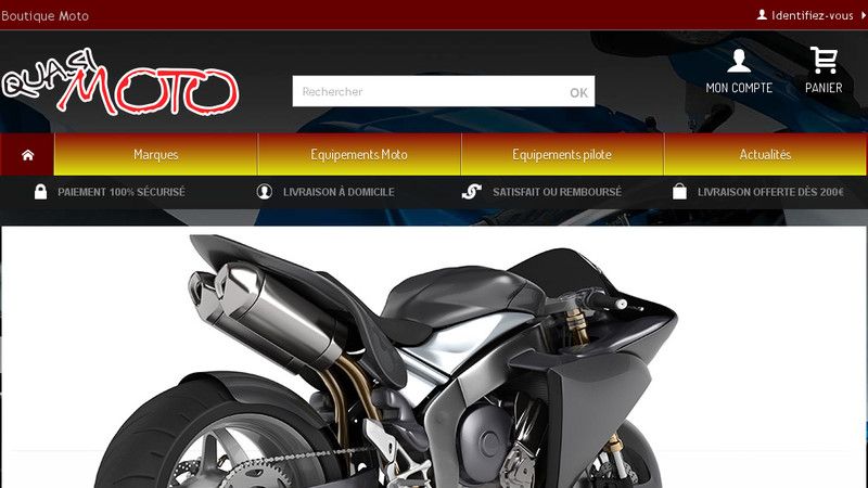 QuasiMoto : Boutique de moto en ligne