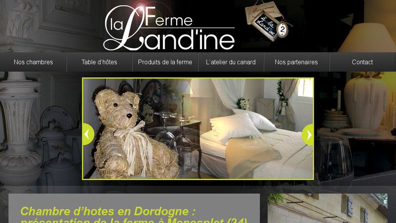 Chambre d'hôtes Dordogne : votre séjour chez la Ferme la Landine