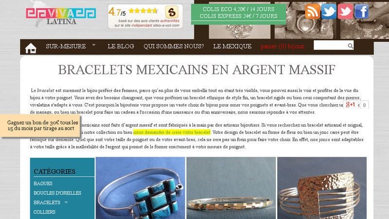 Donnez un style mexicain à vos bracelets en argent