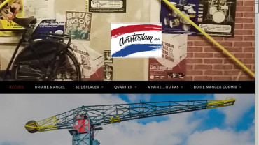 Page d'accueil du site : Amsterdam