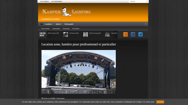Page d'accueil du site : Kasper-Lighting