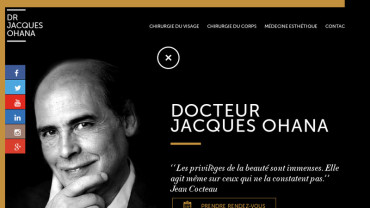 Page d'accueil du site : Docteur Jacques Ohana