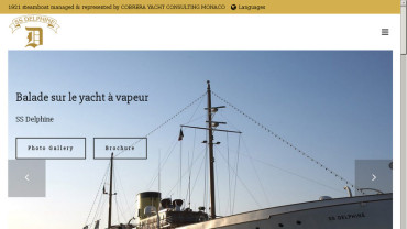 Page d'accueil du site : SS Dephine
