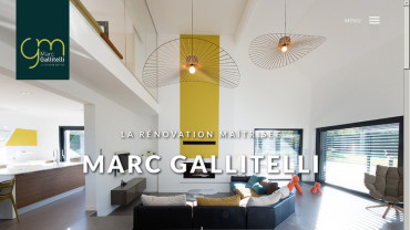 Page d'accueil du site : Marc Gallitelli