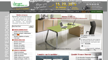 Page d'accueil du site : France Bureau