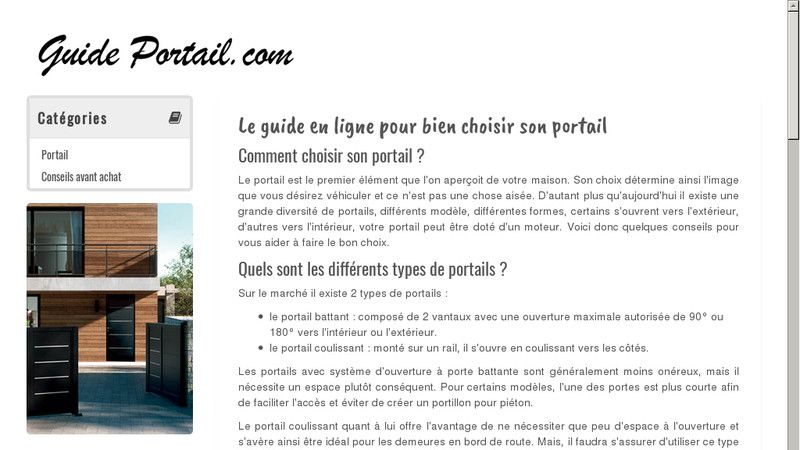 Guide Portail