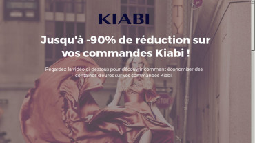 Page d'accueil du site : Code promo Kiabi