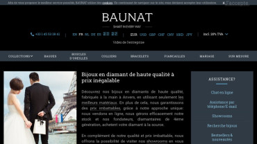Page d'accueil du site : Baunat