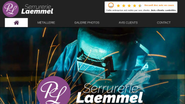 Page d'accueil du site : Serrurerie Laemmel