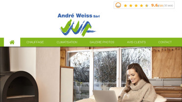 Page d'accueil du site : André Weiss