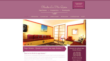 Page d'accueil du site : Claudie Le Hir-Quéro