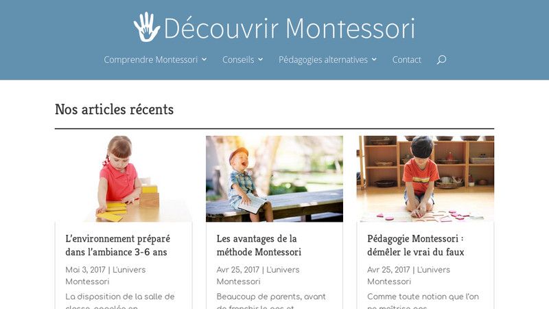 Découvrir Montessori