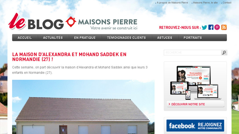 Maisons Pierre - Le blog