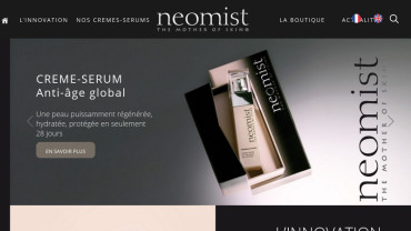 Page d'accueil du site : Néomist 