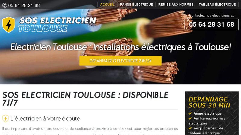 SOS électricien Toulouse
