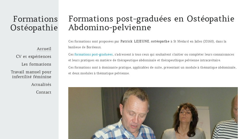 Formations Ostéopathie