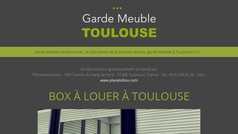 Garde meuble Toulouse