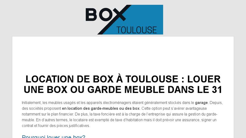 Box Toulouse
