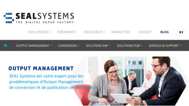 Page d'accueil du site : Seal Systems 