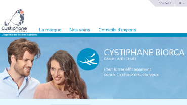 Page d'accueil du site : Cystiphane Biorga 